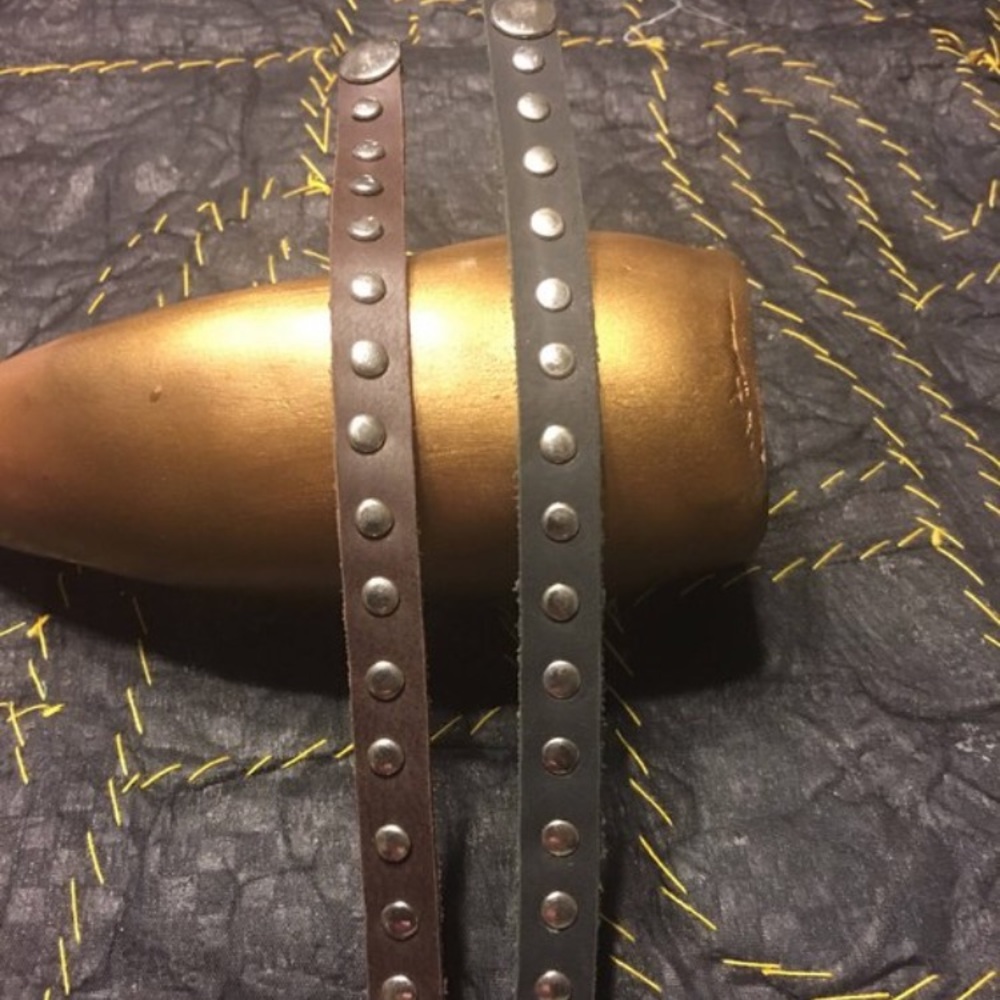 📿💥Leather Bracelets 🤠 1 Brown and 1 Black
